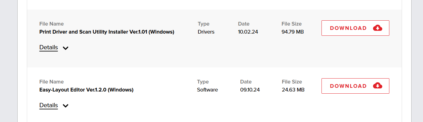 Driver Installation Steps